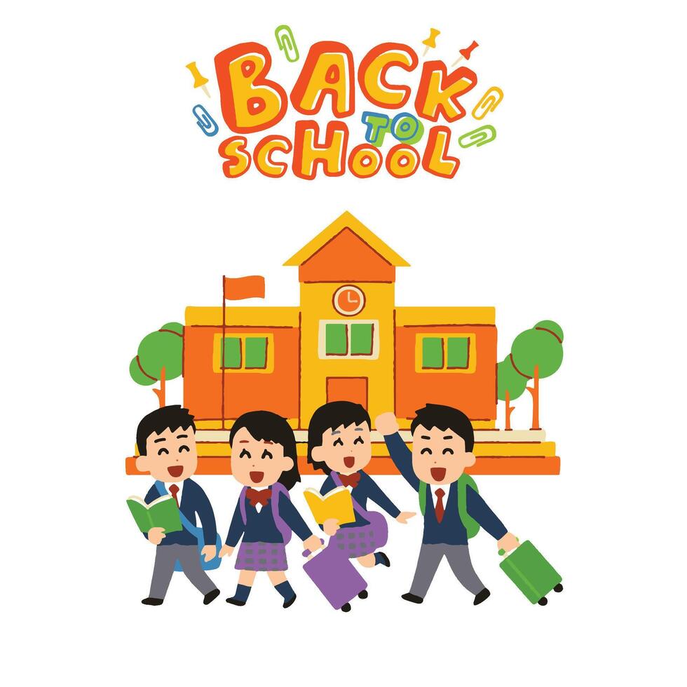 Back to school vector