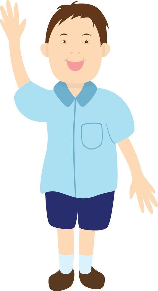 big boy down syndrome vector