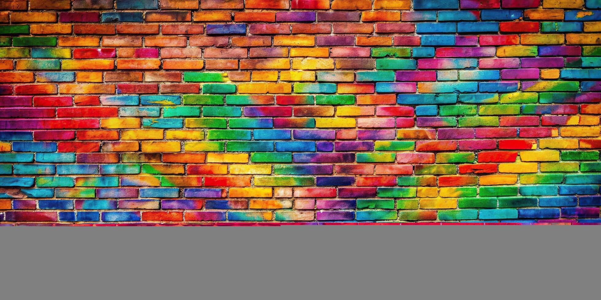 paint, splash, background, graffiti, colorful, A medium shot of a vibrant brick wall covered in paint splash graffiti creating a colorful background photo