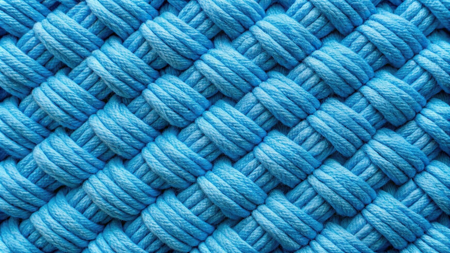 blue, cozy, textured,woolen, background, Woolen fabric with a beautiful blue braided pattern creating a cozy and textured background photo