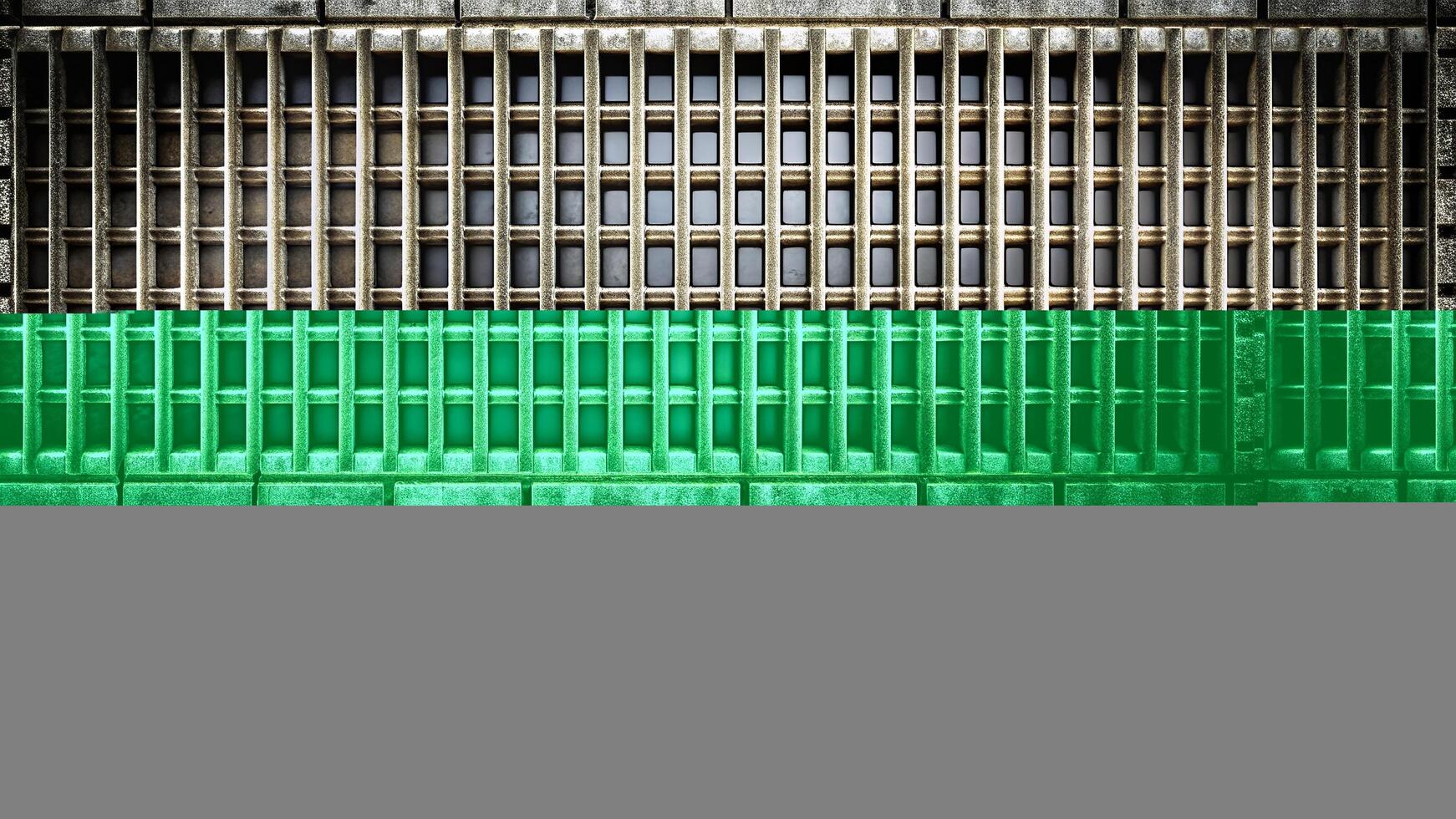 abstract, geometric, gridwork, steel, industrial, Steel grating with a minimalist design providing a textured background ideal for architectural and industrial concepts photo