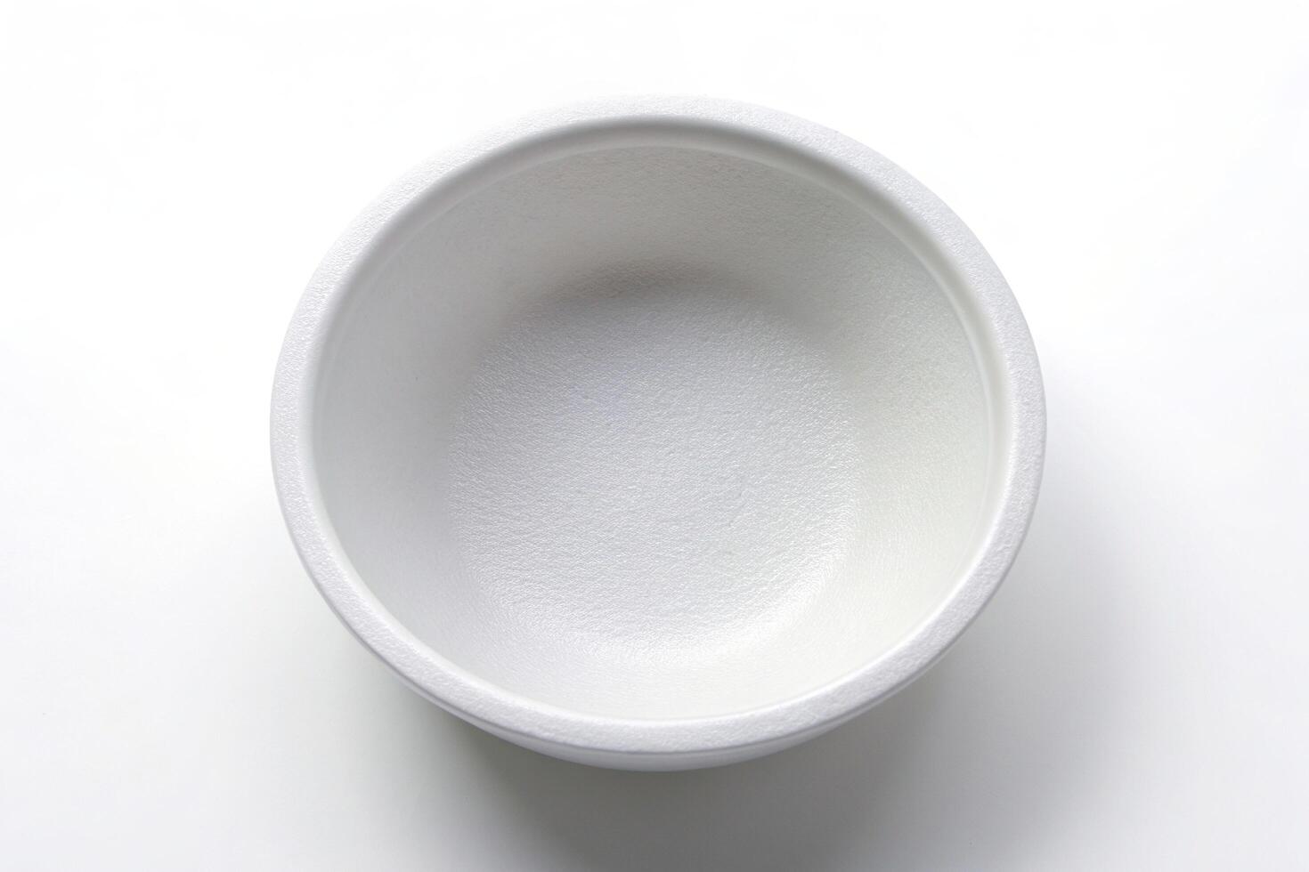 A white bowl with a white lid on a white surface photo