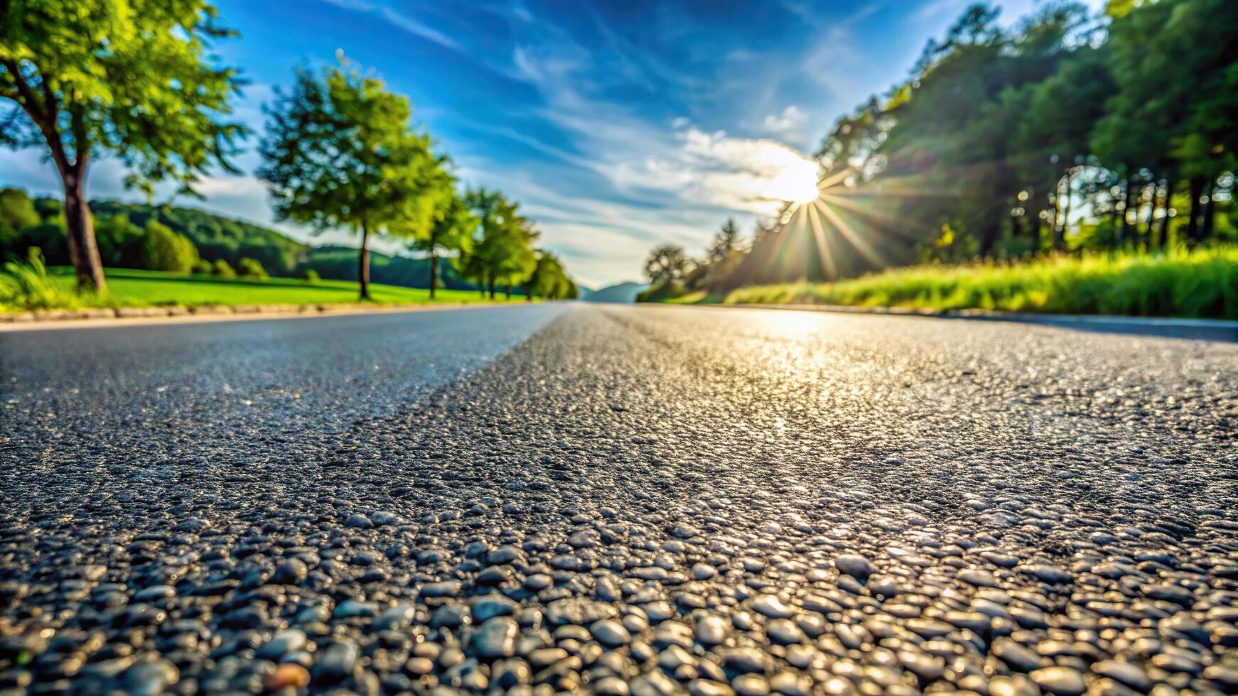 abstract, lines, perspective, urban, drive, stone, tarmac, street, infrastructure,road, black, pattern, rough, Tilted angle view of a road stone asphalt tarmac texture surface backdrop photo