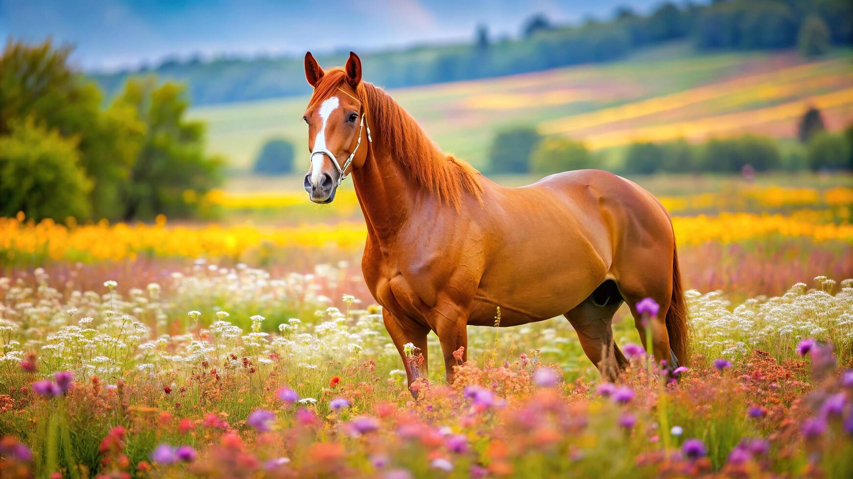 Horse In Nature Stock Photos, Images and Backgrounds for Free Download