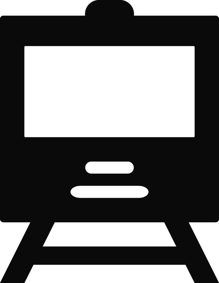 Rounded filled Train Icon vector