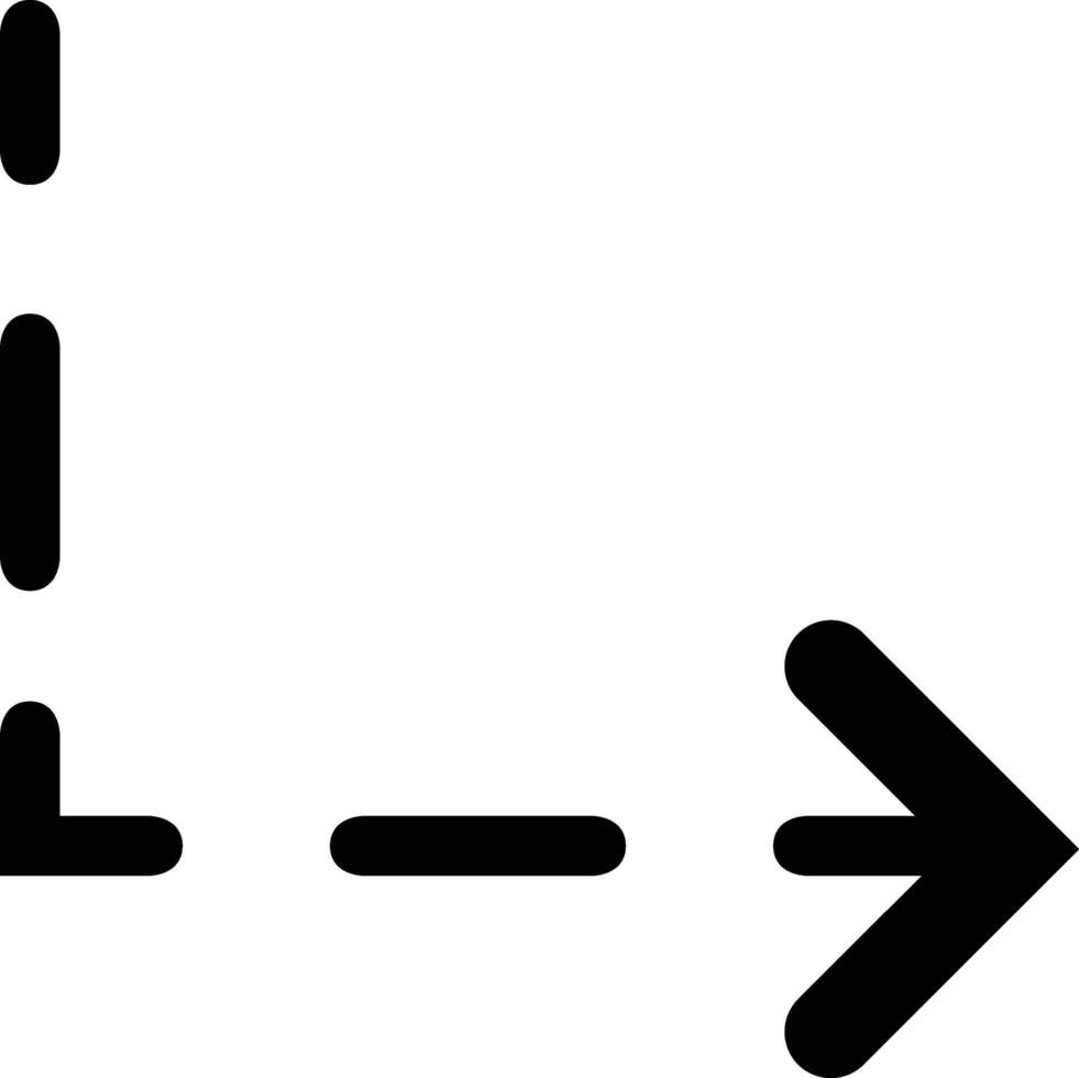 Rounded Filled Arrow Icon vector