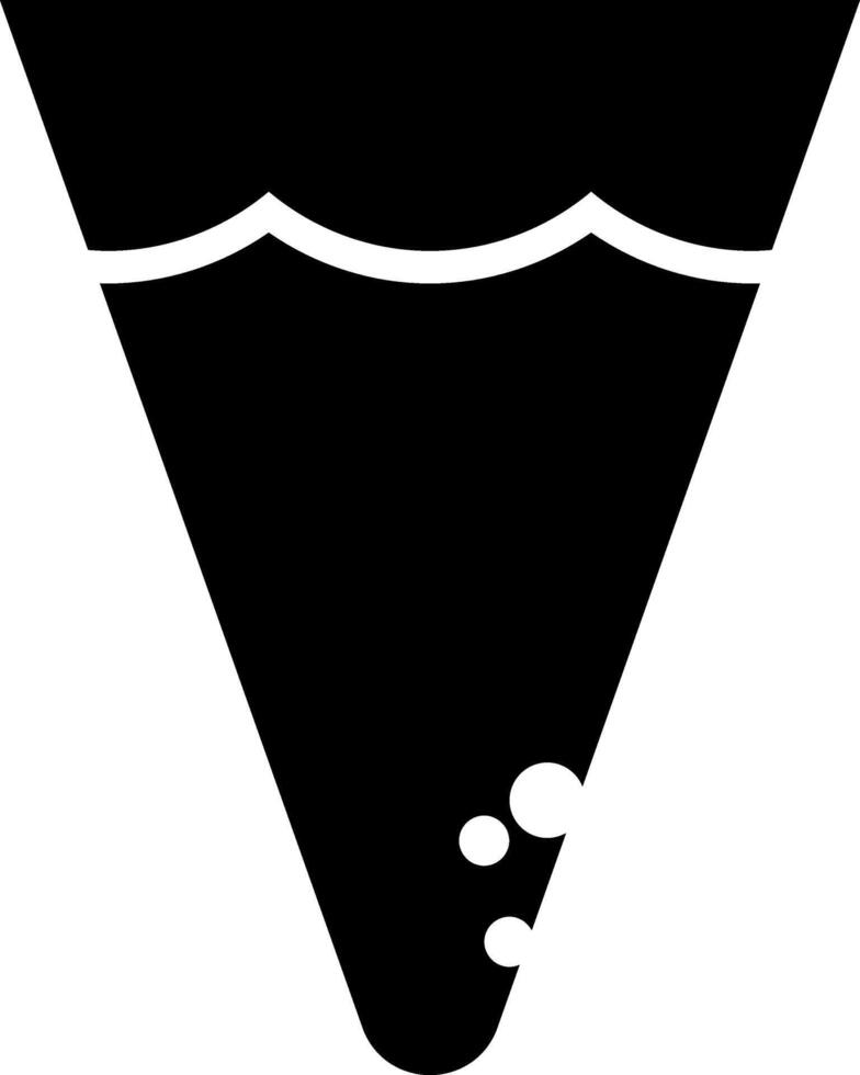 Rounded filled Pizza Icon vector