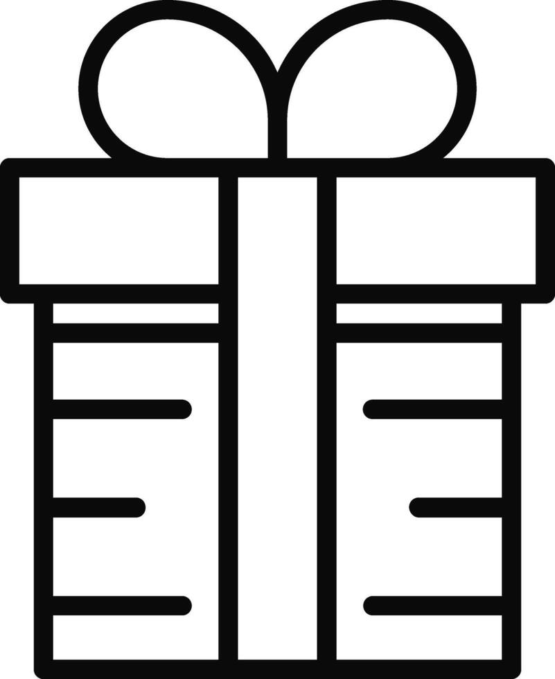 Rounded Stroke Presents Icon vector