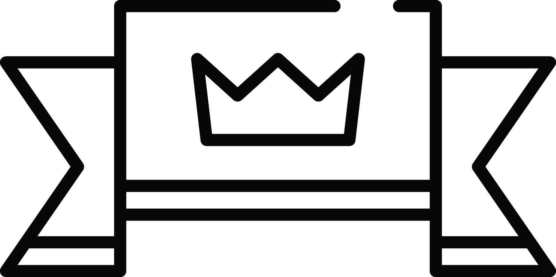 Rounded Stroke Exclusive Icon vector