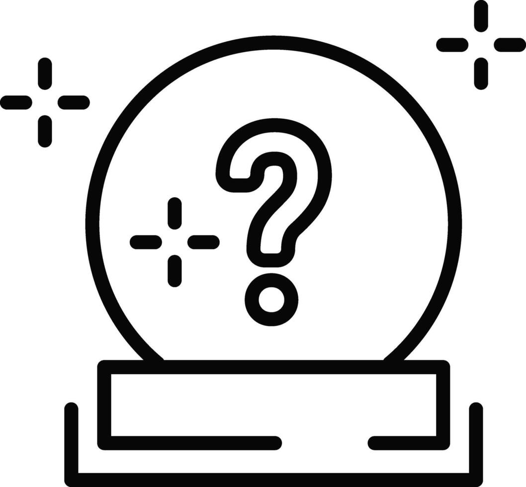 Rounded Stroke Prediction Icon vector