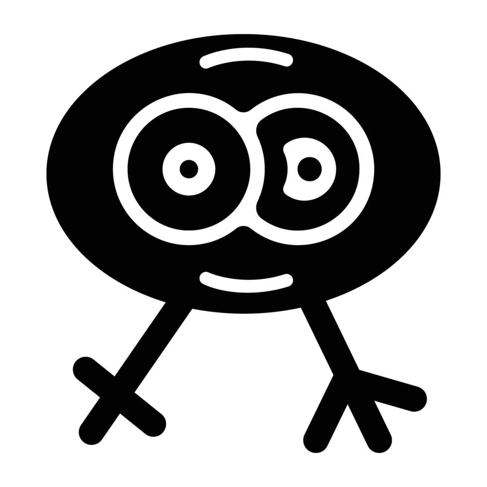 A solid style icon of indigenous tattoo vector