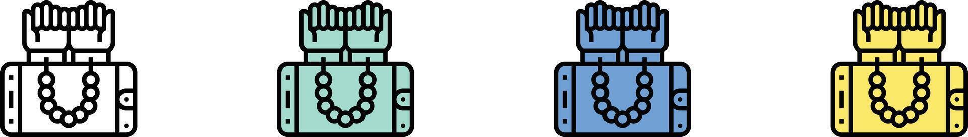 social addict icon. Outline, Green, Blue and Yellow Style Design Isolated On White Background vector