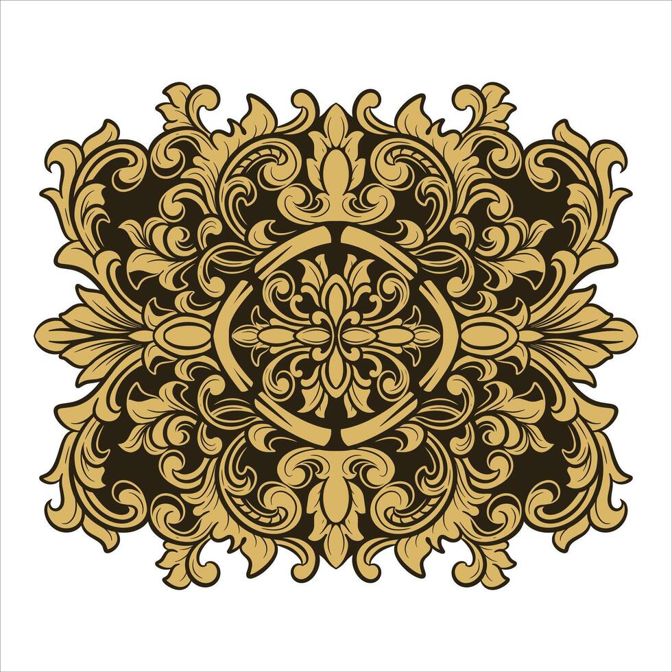 frame ornament vintage classic element decoration vector