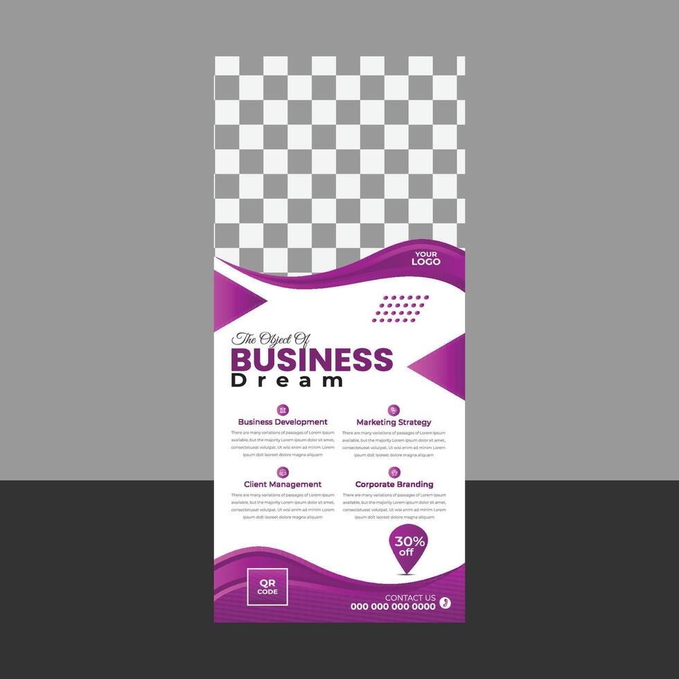 Corporate And Minimalize Business Card Design Template vector
