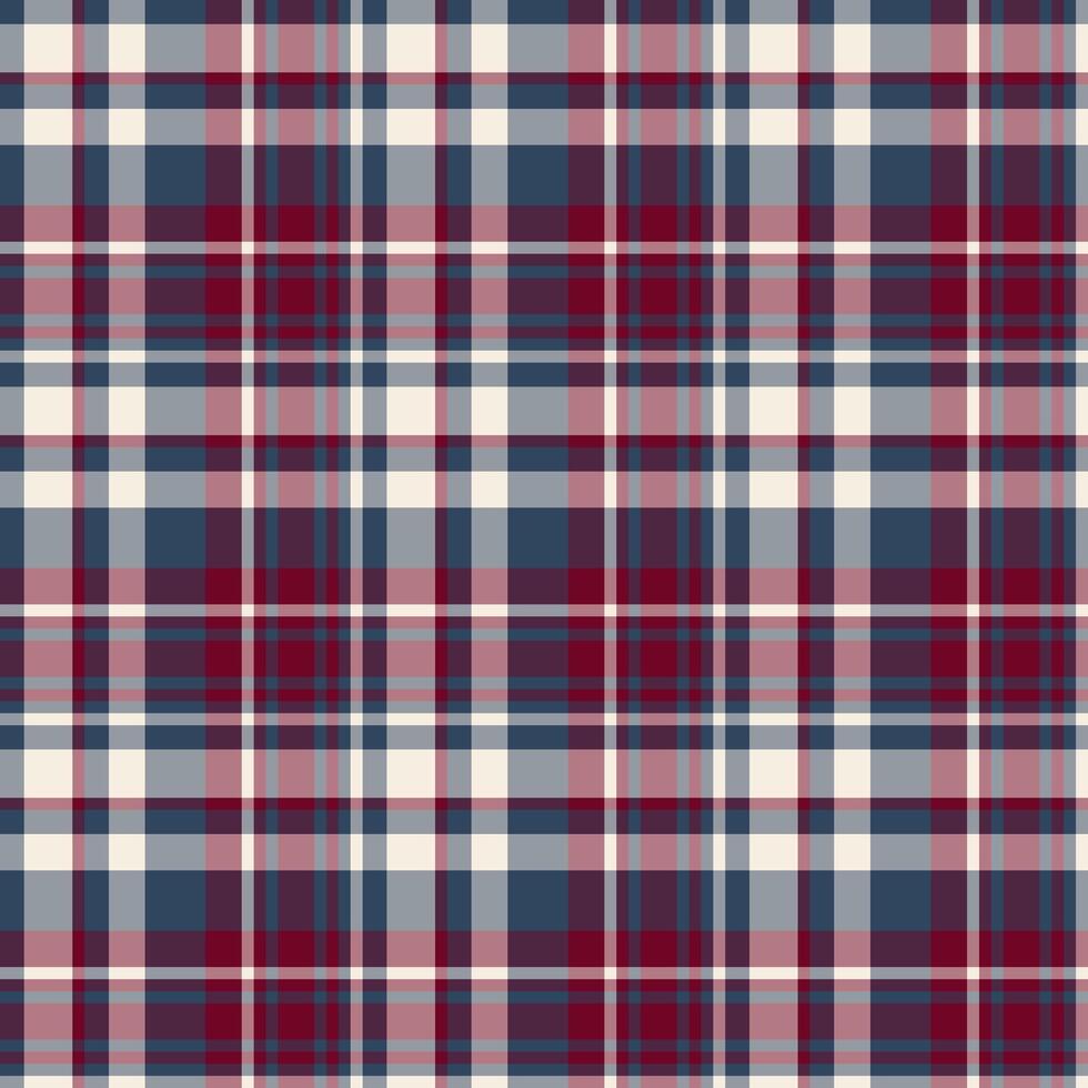Plaid seamless pattern. background of textile ornament. Flat fabric design. vector