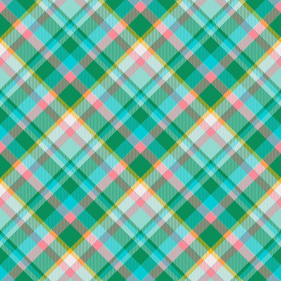 tartán Escocia sin costura tartán modelo . retro antecedentes tela. Clásico cheque color cuadrado geométrico textura. vector