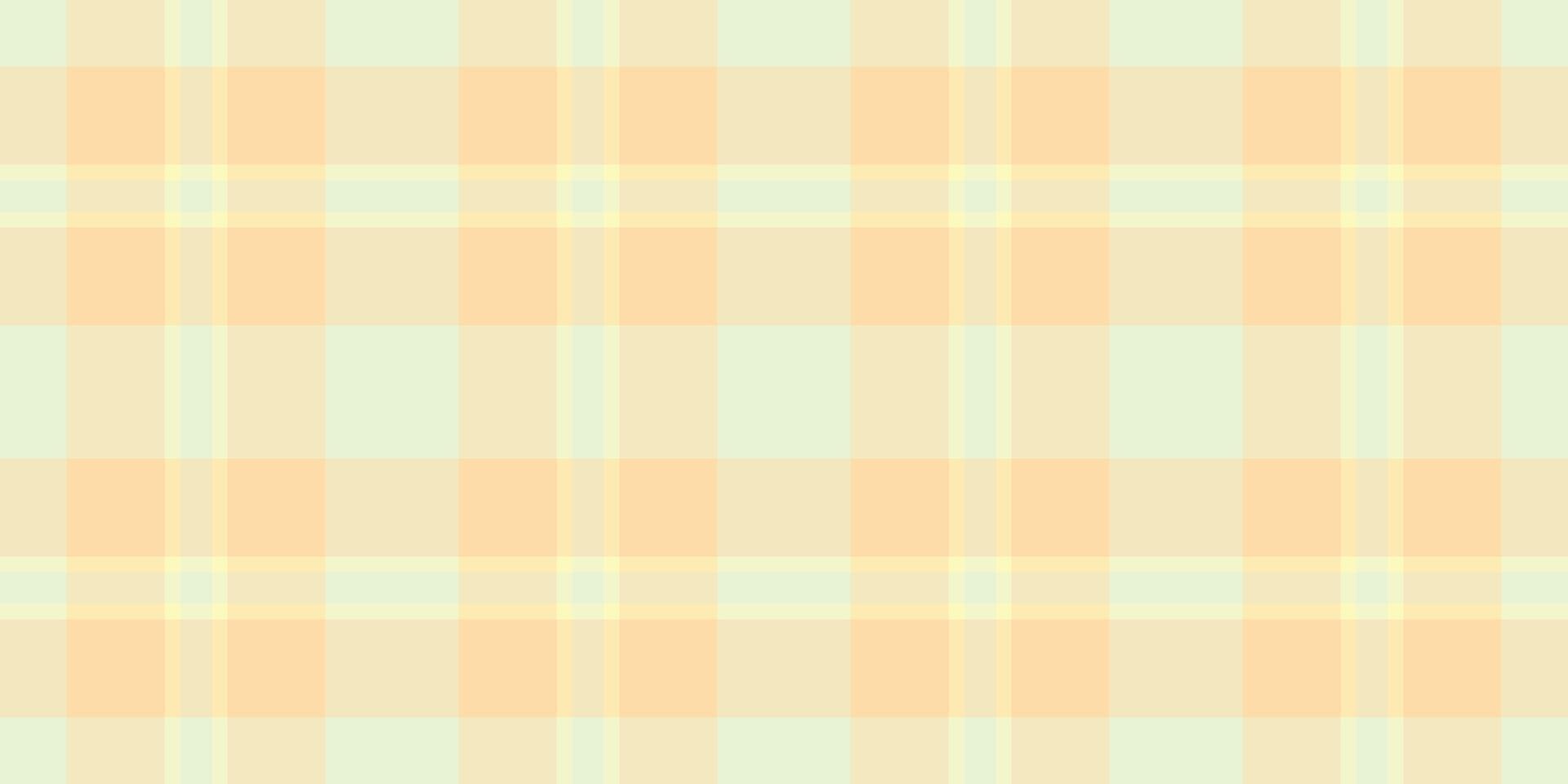 Customized fabric plaid background, famous pattern textile check. Marriage seamless texture tartan in light and navajo white colors. vector