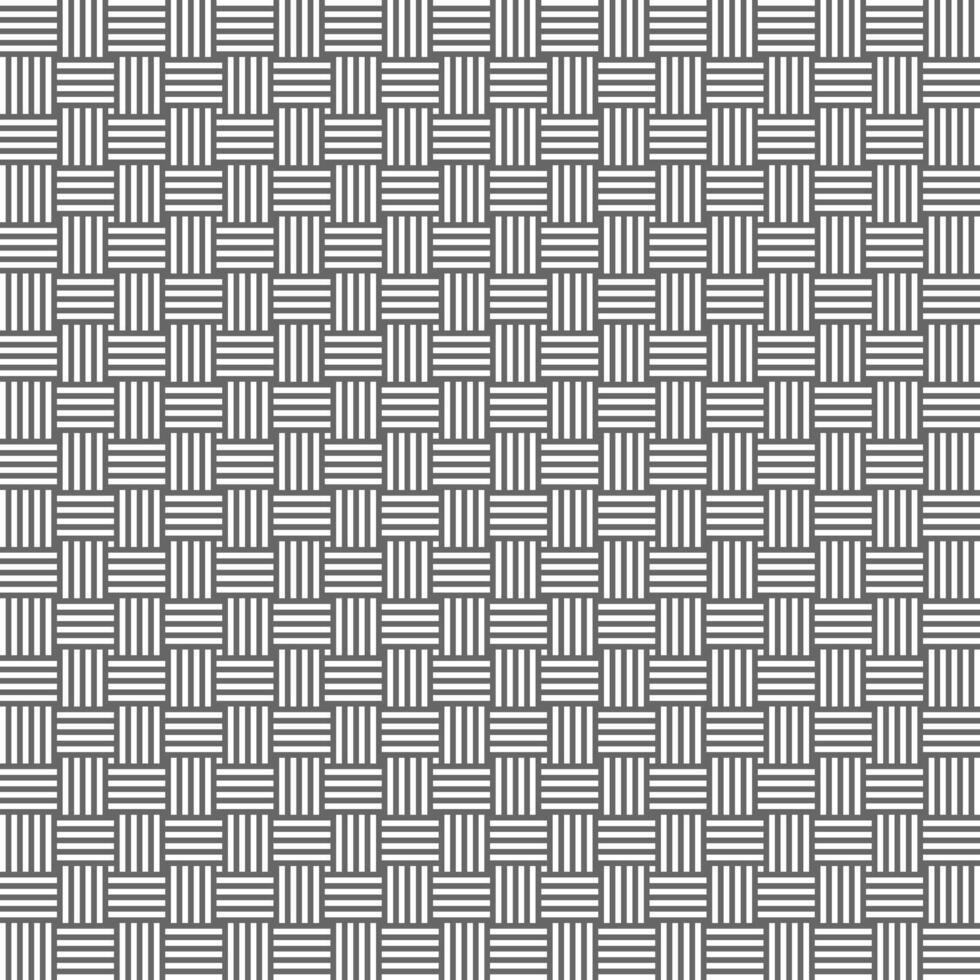 Wicker texture of geometric pattern. Simple fabric abstract background. vector