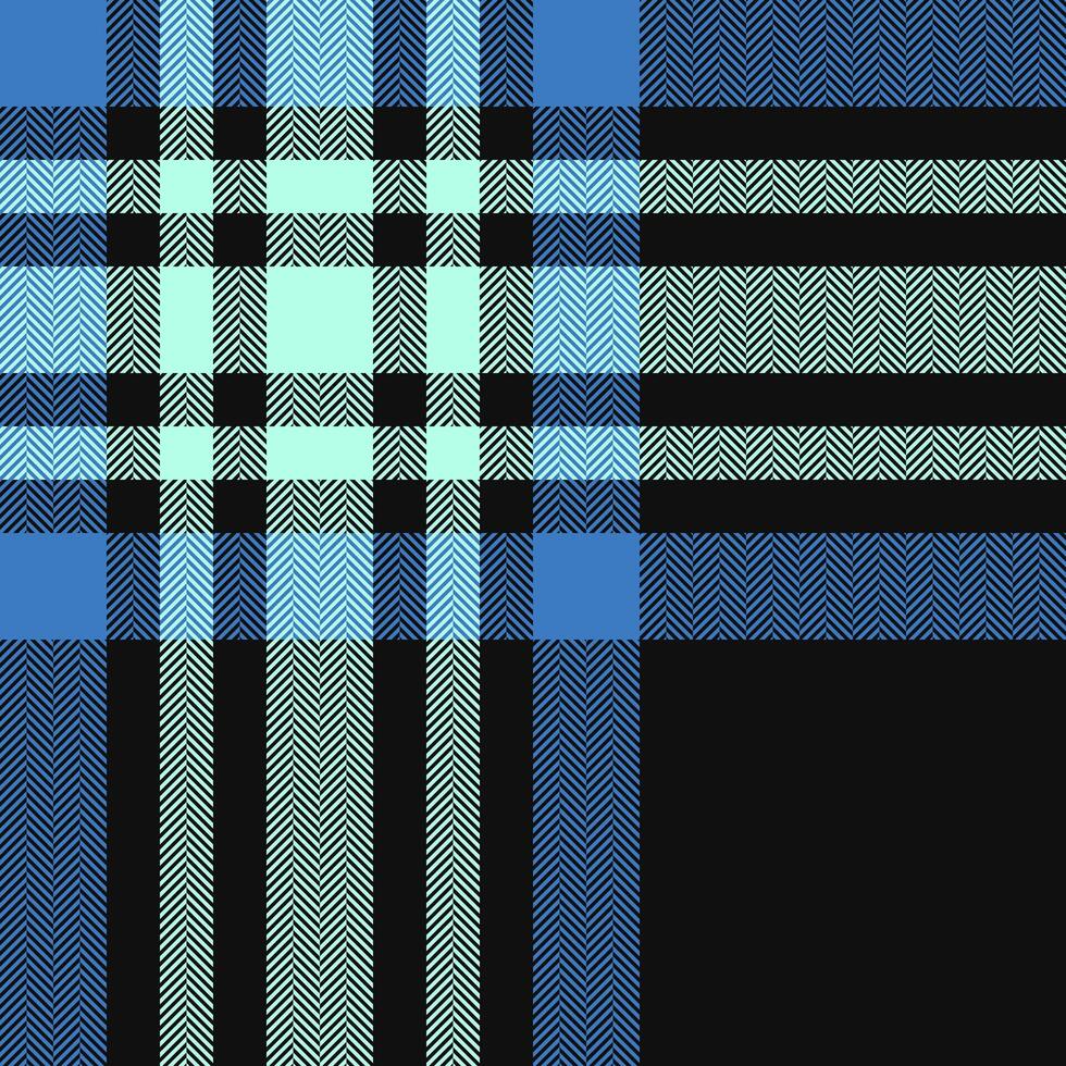 Plaid check pattern. Seamless fabric texture. Tartan textile print. vector
