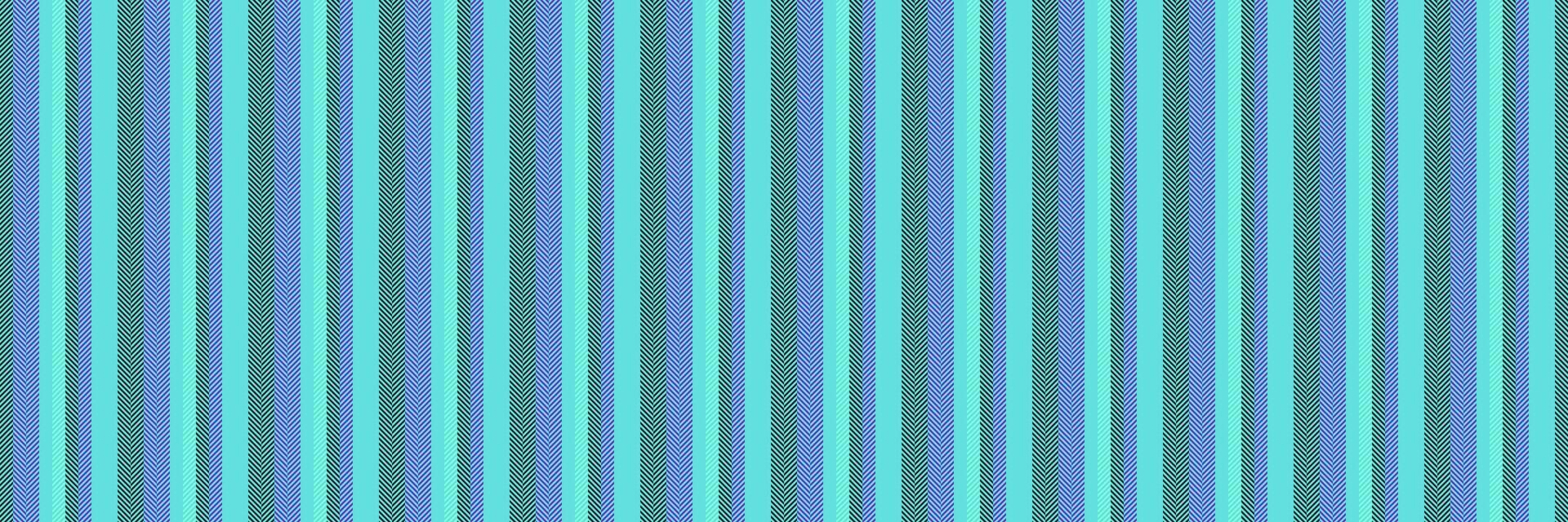 Template pattern texture stripe, brazil fabric background. Presentation textile seamless vertical lines in teal and black colors. vector