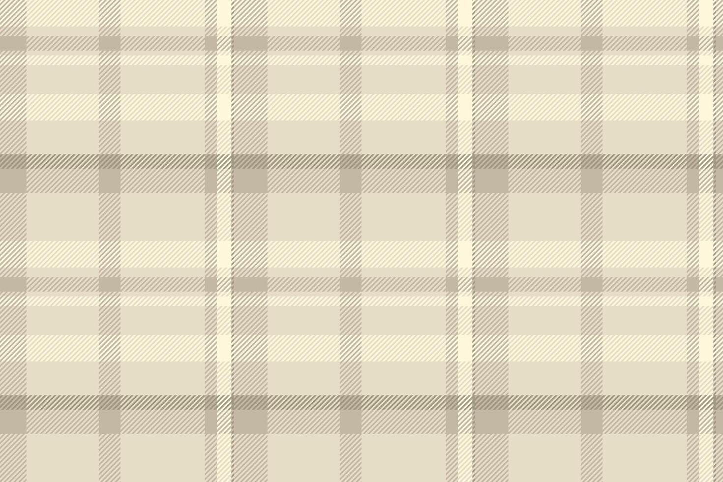 Stylish check seamless pattern, 50s background plaid fabric. 1940s tartan textile texture in light and pastel colors. vector
