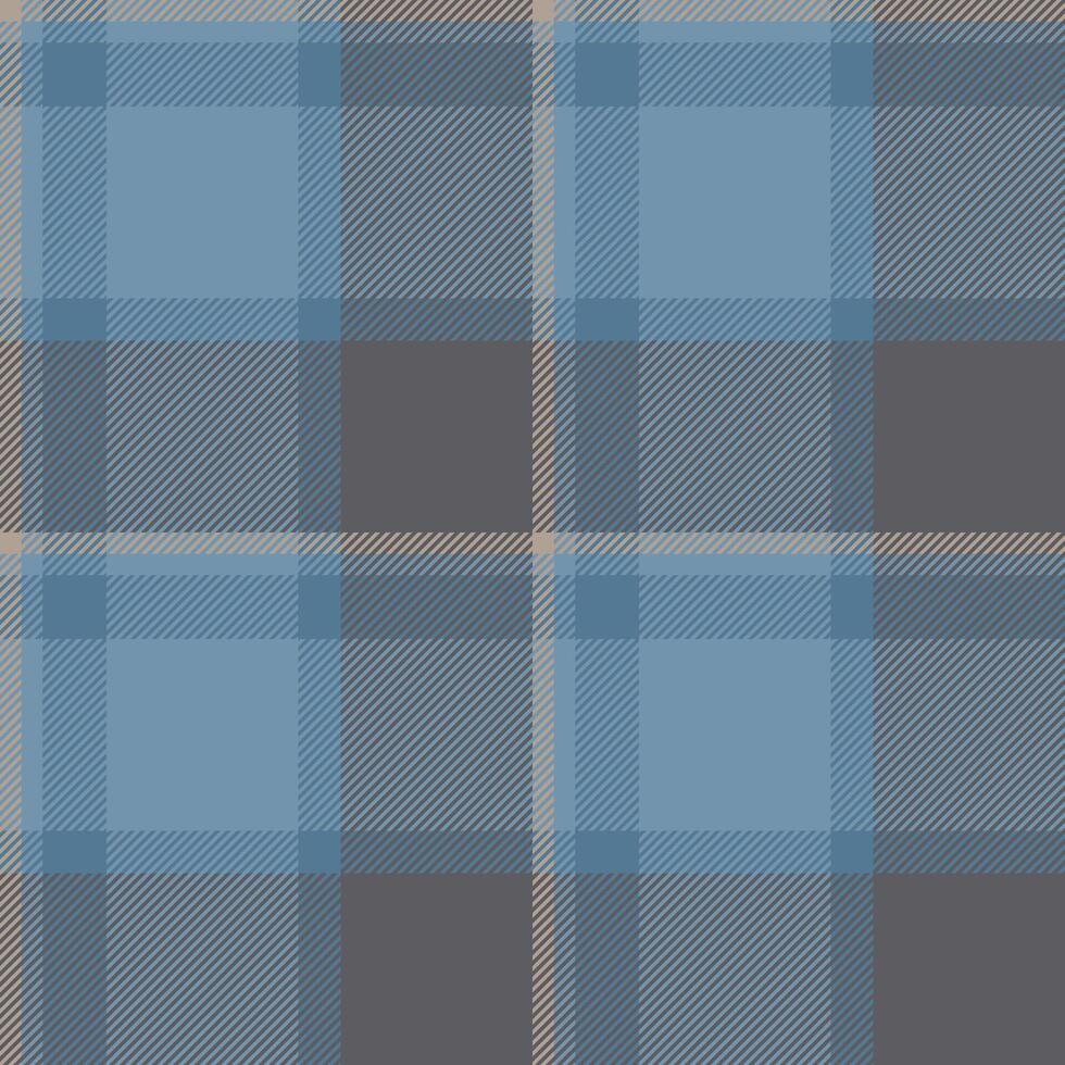 Plaid seamless pattern in blue. Check fabric texture. textile print. vector