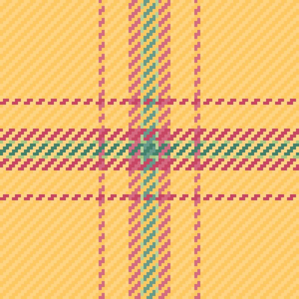 Textile design of textured plaid. Checkered fabric pattern swatch for shirt, dress, suit, wrapping paper print, invitation and gift card. vector