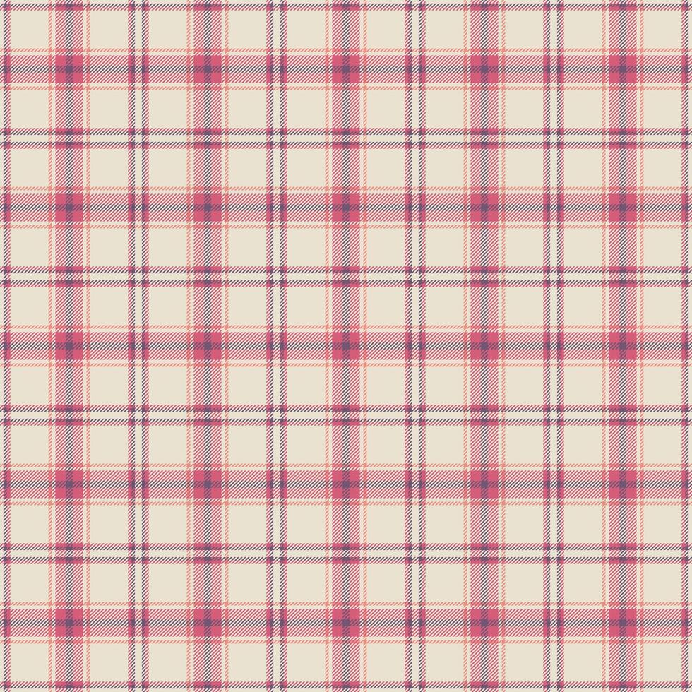 Hotel texture background check, site pattern plaid seamless. Jacket tartan fabric textile in light and red colors. vector