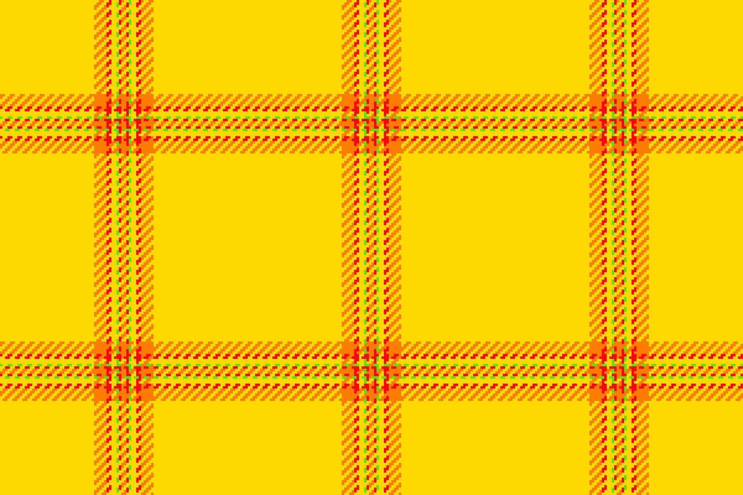 Deep tartan plaid check, scottish fabric pattern seamless. Mother texture background textile in bright and gold colors. vector