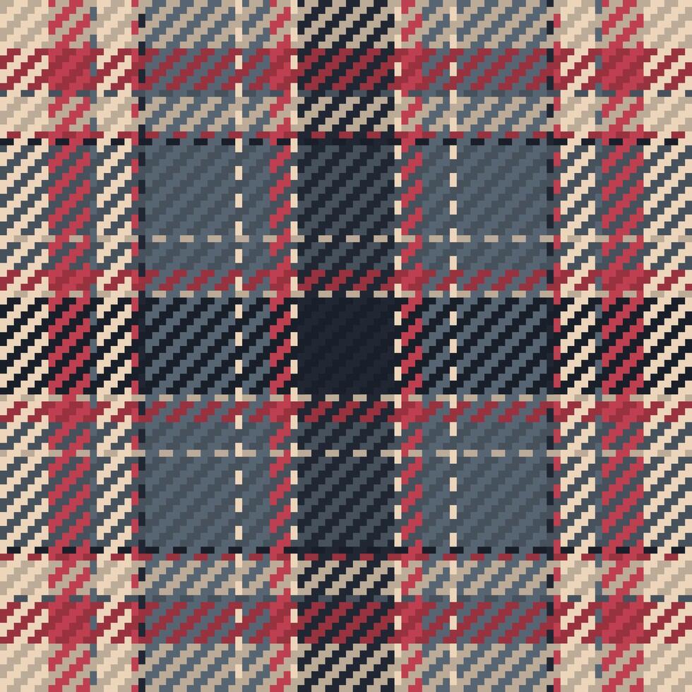 Seamless pattern of scottish tartan plaid. Repeatable background with check fabric texture. backdrop striped textile print. vector