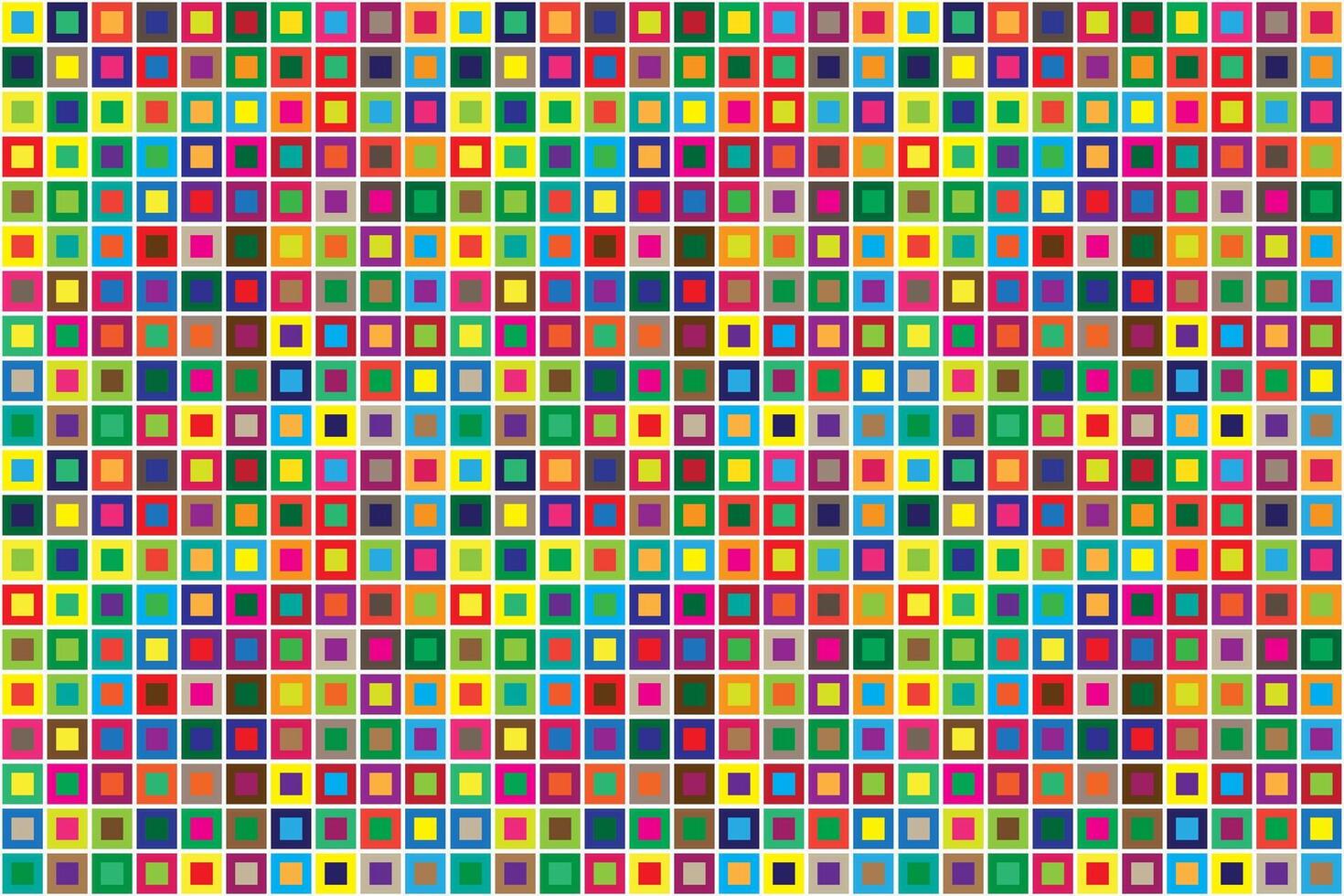 Modern pattern seamless squares abstract colored vector