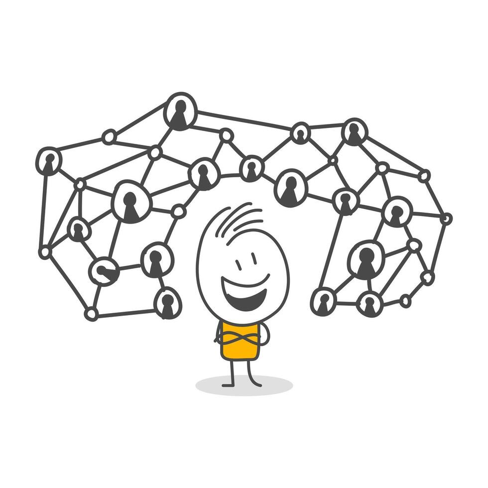Businessman, diverse employees working together, international network, virtual office, freelancers group. vector