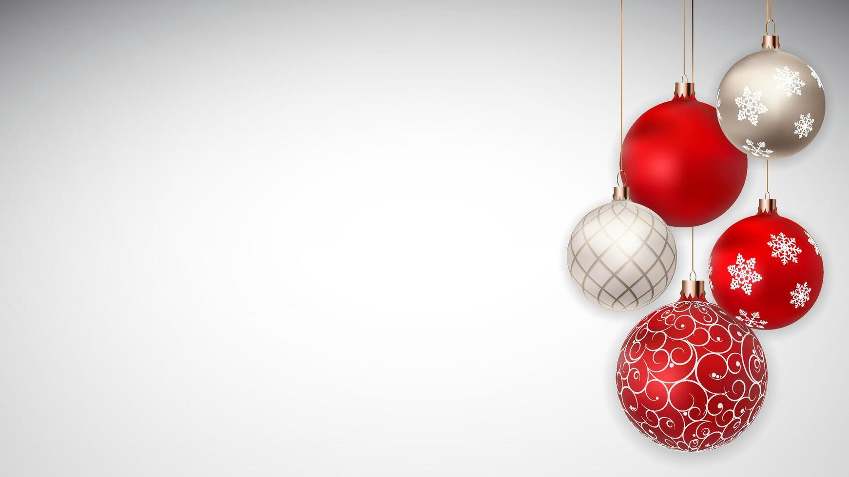 Merry Christmas and New Year Background. Illustration vector