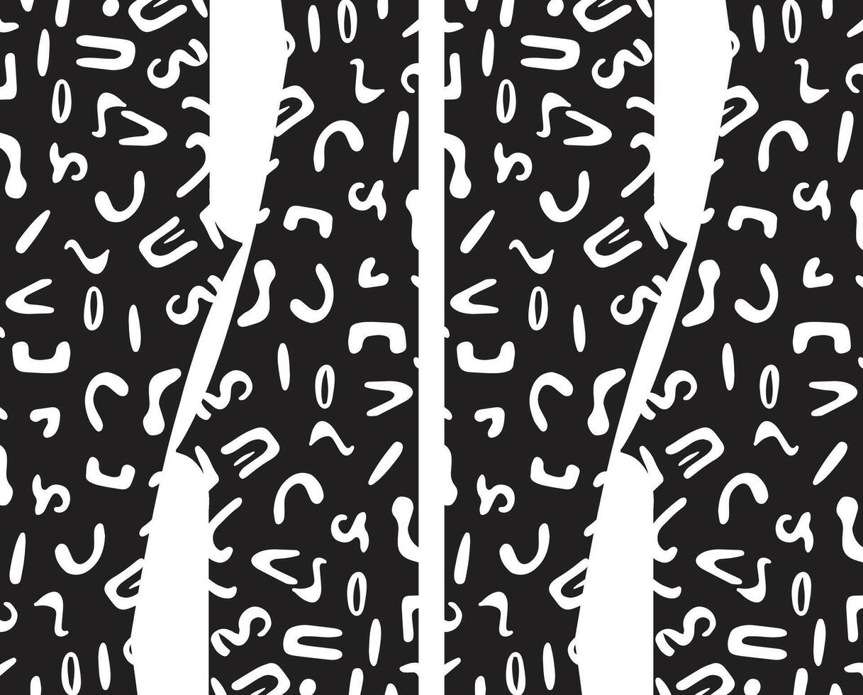 Women's pants pattern design template international size. Medium size pant pattern template vector