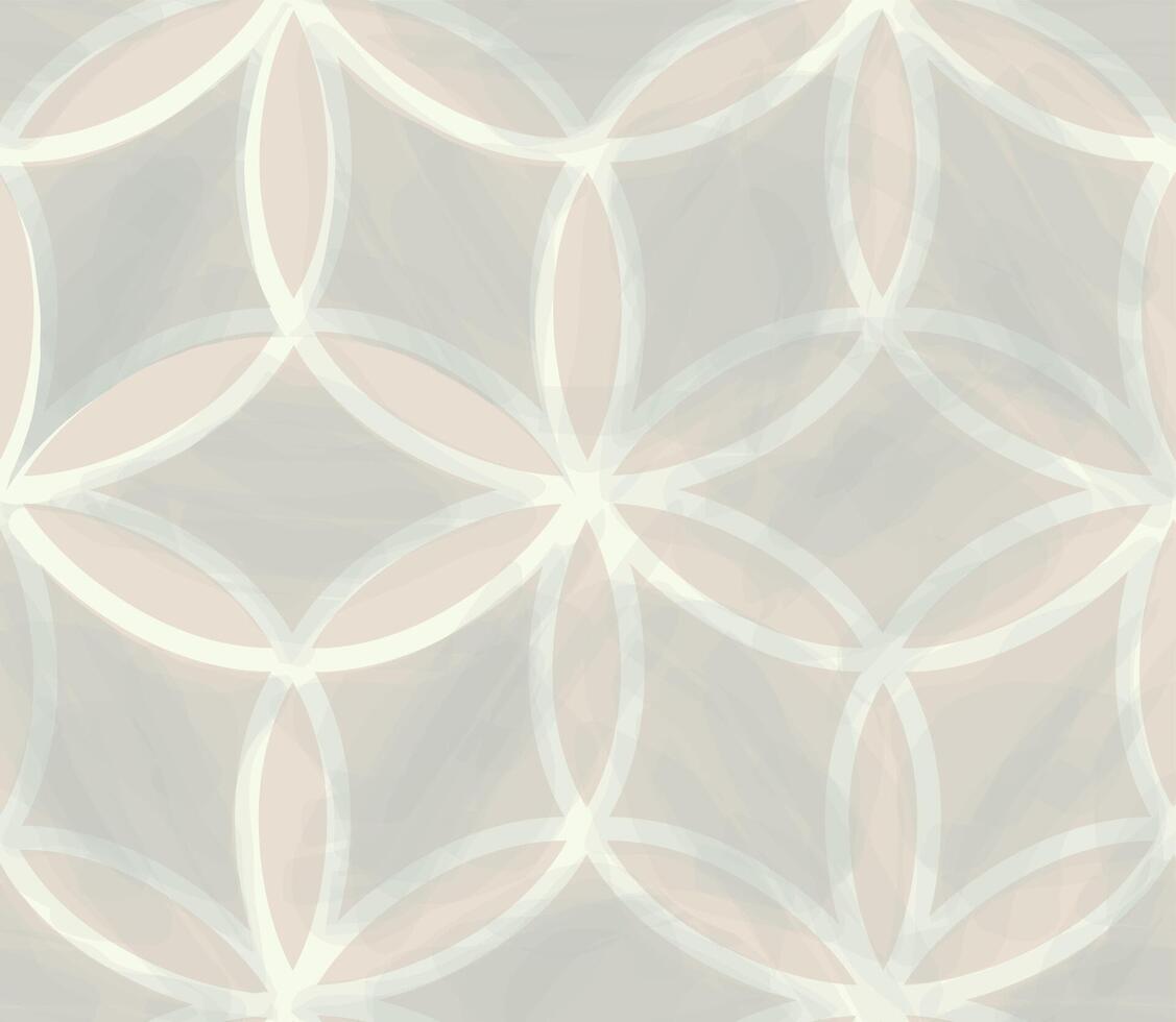 Artistic ripple petal pattern. Abstract organic shapes ornamental lines geometric pattern. Stylish Floral line texture vector