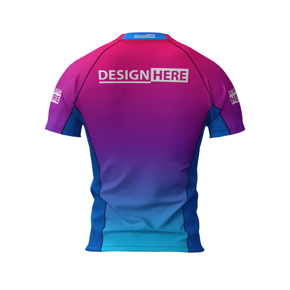 mens body fit o neck short sleeve raglan tshirt jersey mockup back view psd