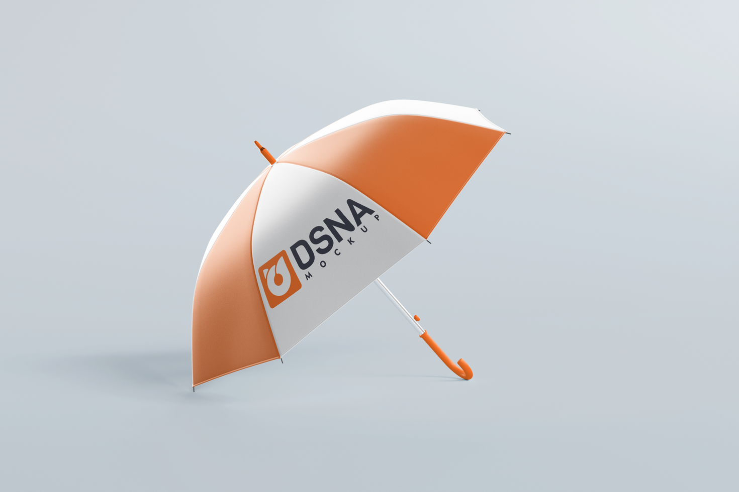 Editable Opened Umbrella Mockup Isolated With Transparent Background Template To Showcase Product psd