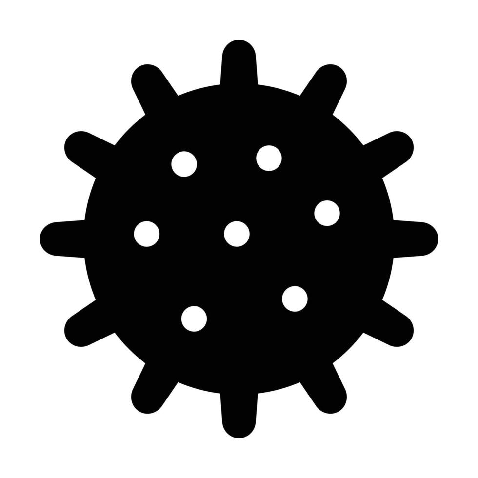 Virus icon on white background vector