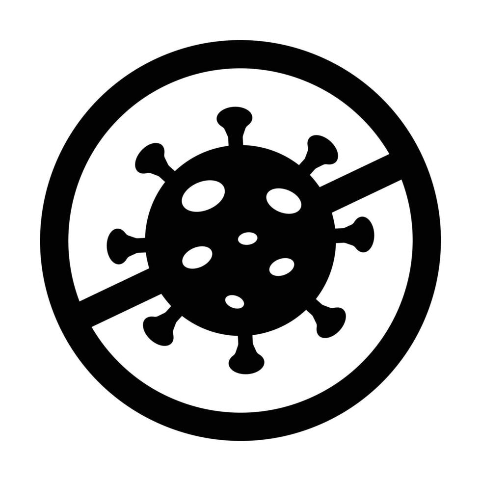Antibacterial icon on white background vector