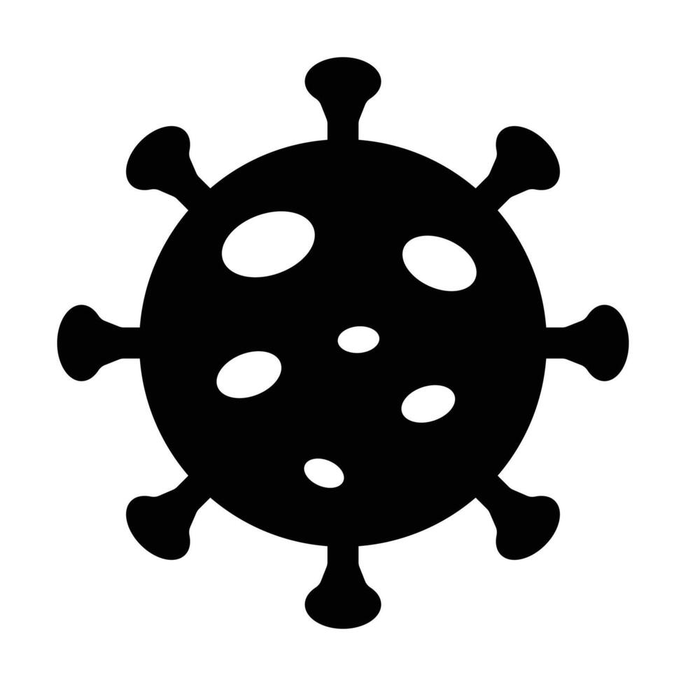 Virus and bacteria icon vector