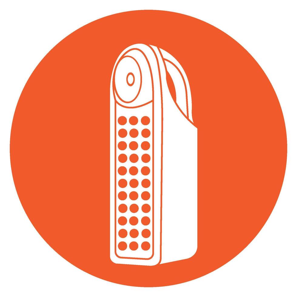 emergency lamp icon logo design vector