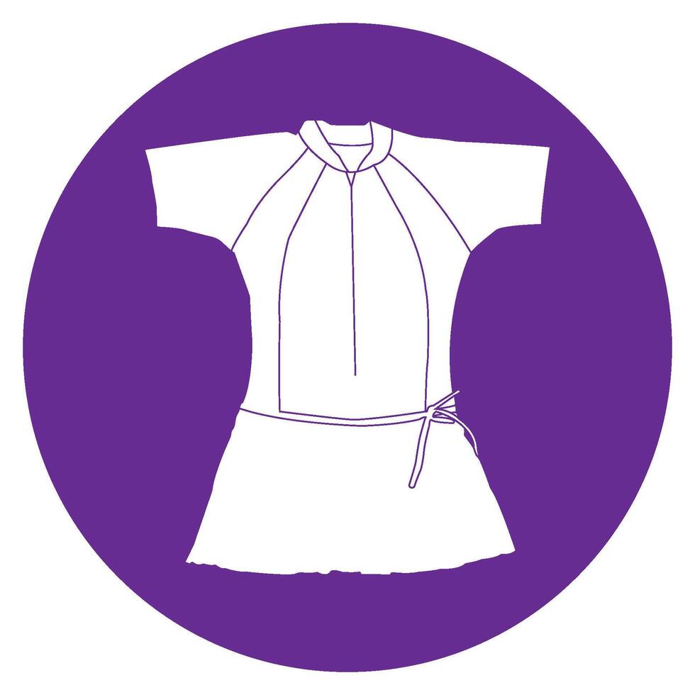 women's swimwear icon simple design vector