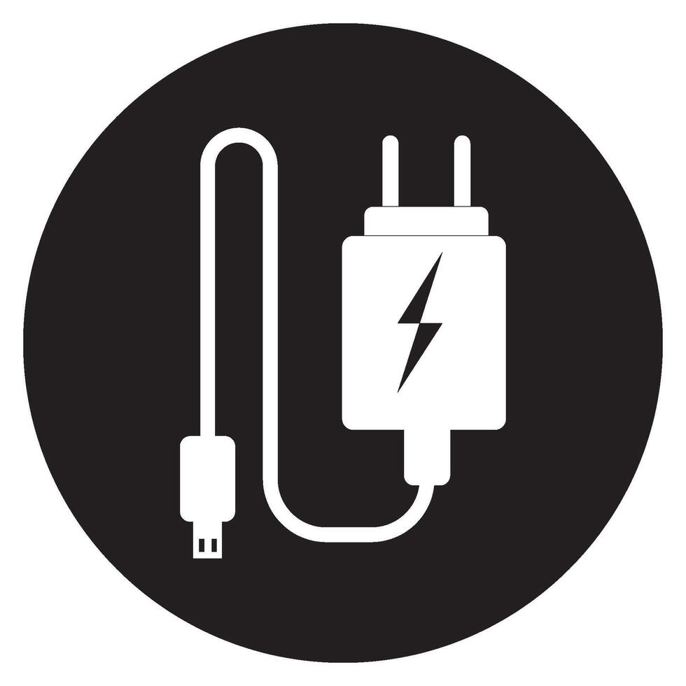 phone charger design template vector