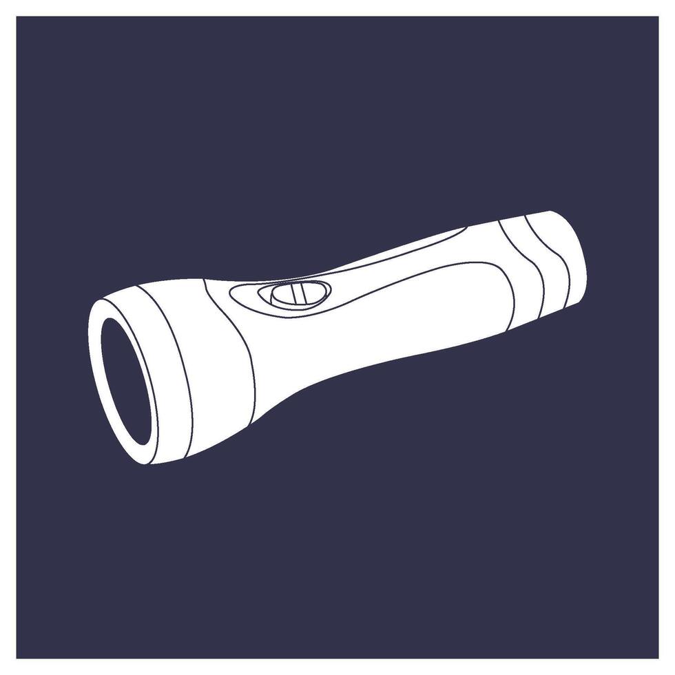 flashlight icon logo design vector