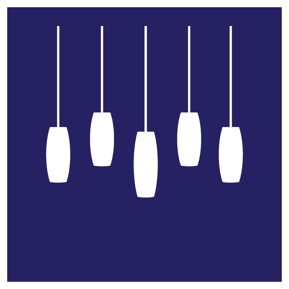 Ceiling Lamp logo design template vector