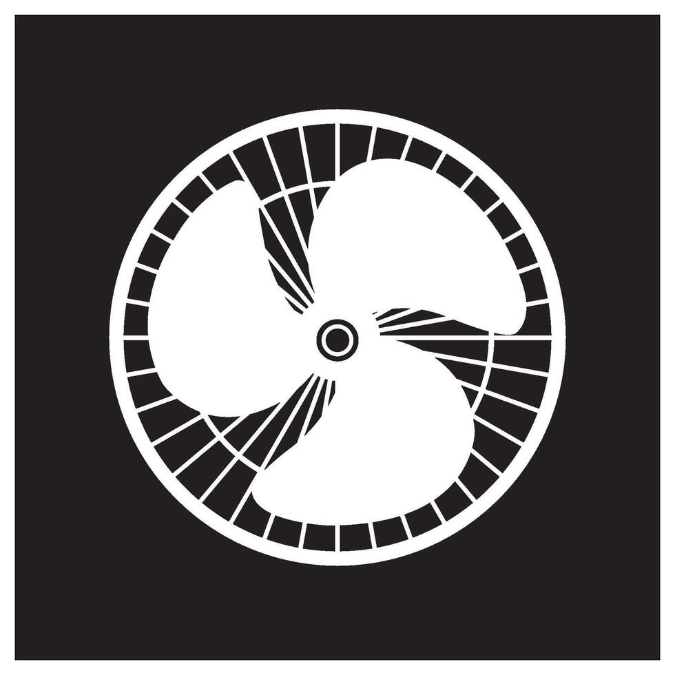 fan icon illustration simple design vector