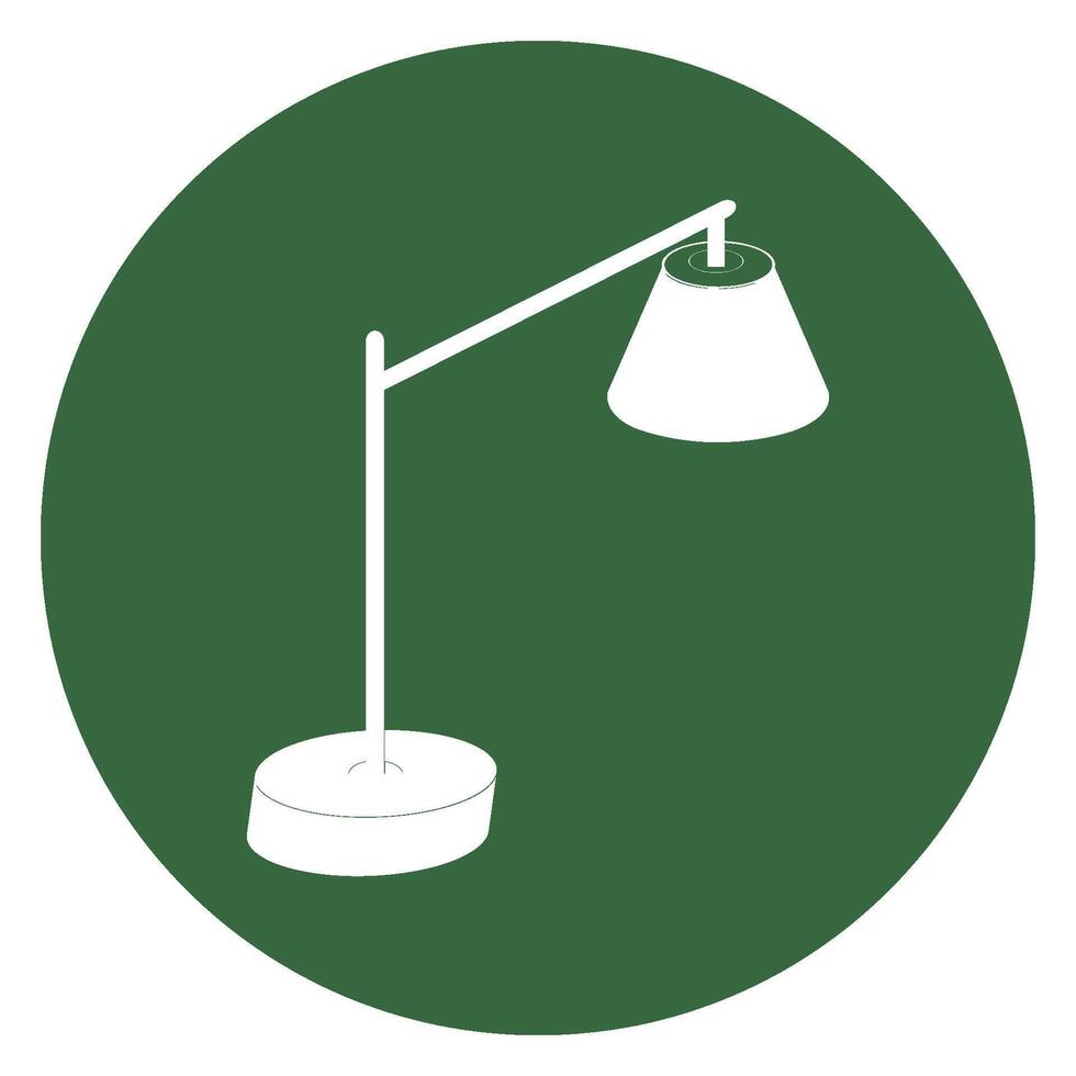 table lamp icon simple design vector