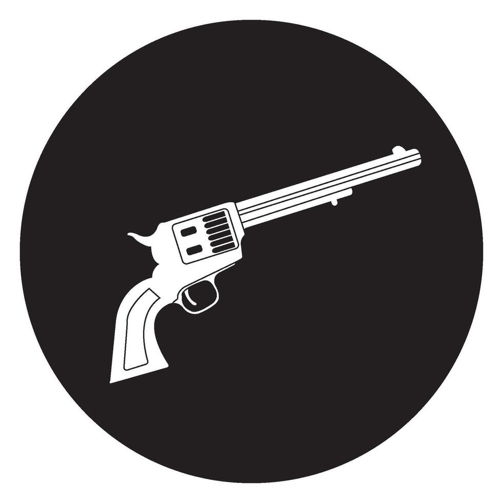 Gun logo template. vector