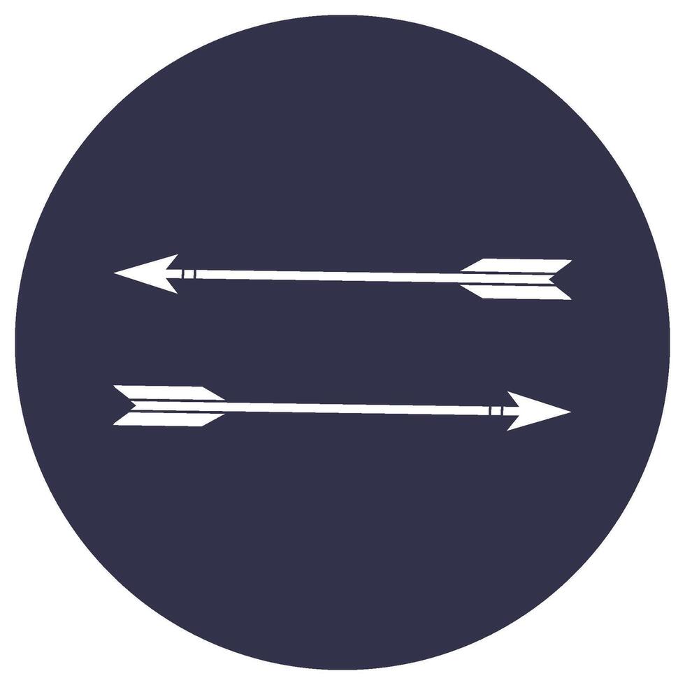 bow and arrow logo illustration vector