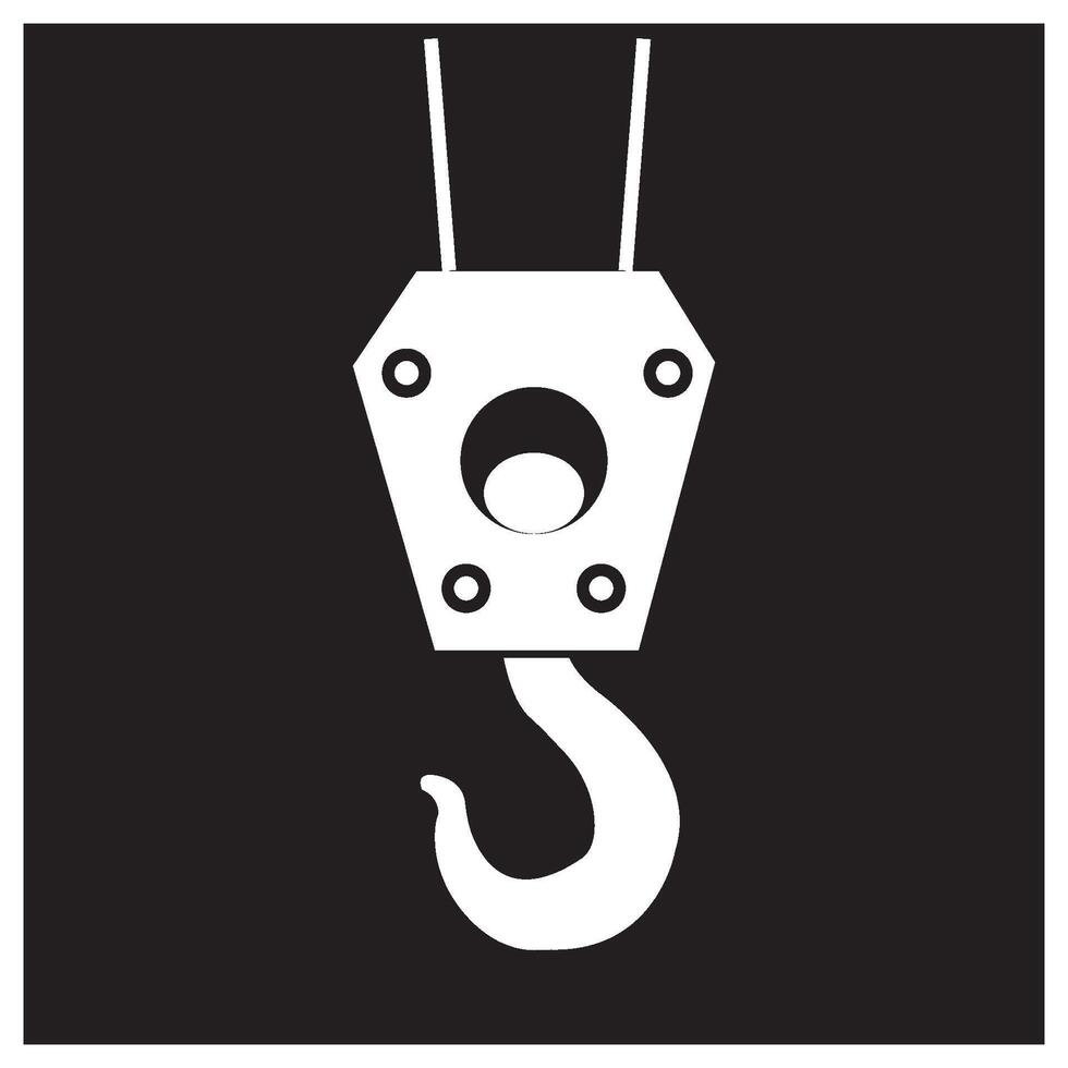 crane icon illustration simple design vector